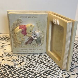 Winnie the Pooh Picture Frame Charpente Disney Classic 3"x4" Book Shape